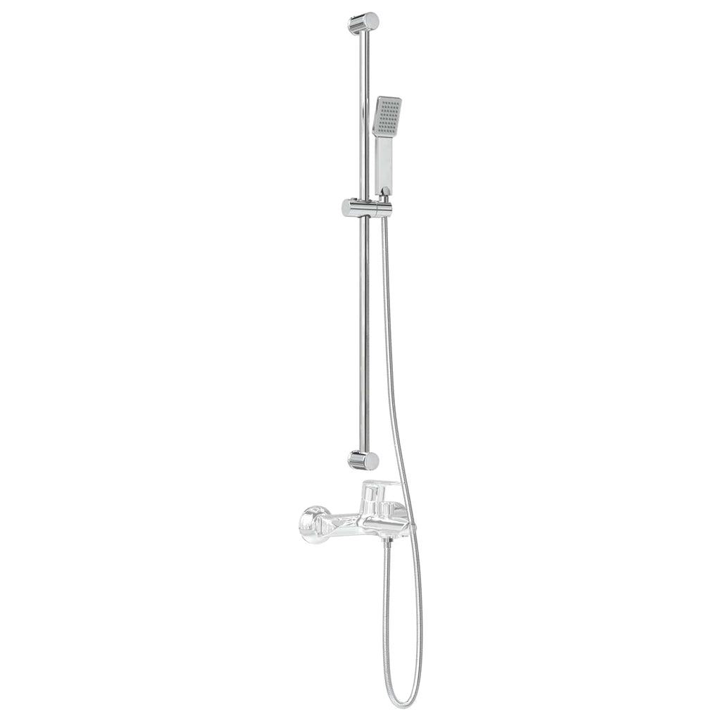 Set di Sistema Doccia Cromato 100 cm Plastica ABS