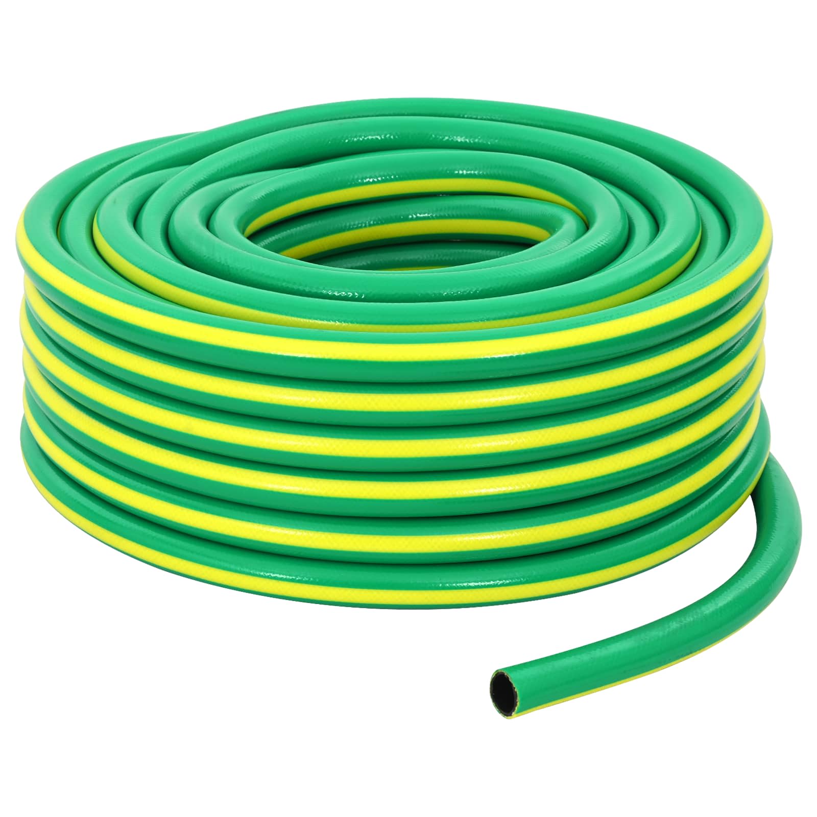 Tubo da Giardino 5-Ply Verde e Giallo 3 / 4'' 100 m PVC