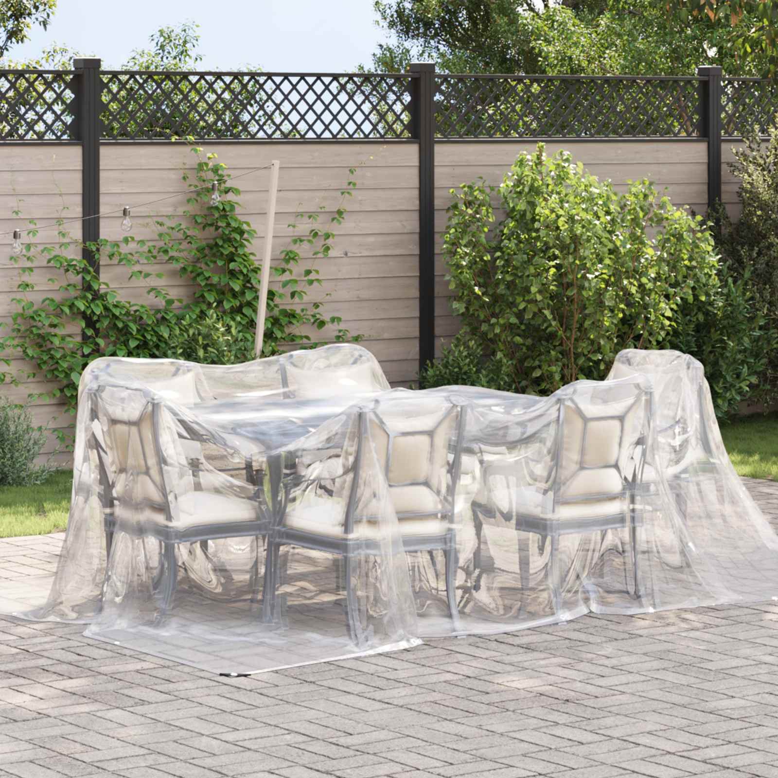 Tarp Trasparente 5 × 3,5 m PE