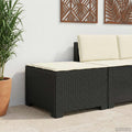 Divano da Giardino a 1 Posto con Cuscino Aspetto Rattan PP