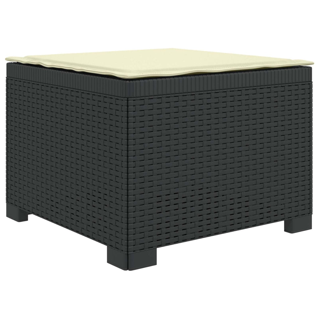 Divano da Giardino a 1 Posto con Cuscino Aspetto Rattan PP
