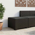 Divano da Giardino a 1 Posto con Cuscino Aspetto Rattan PP