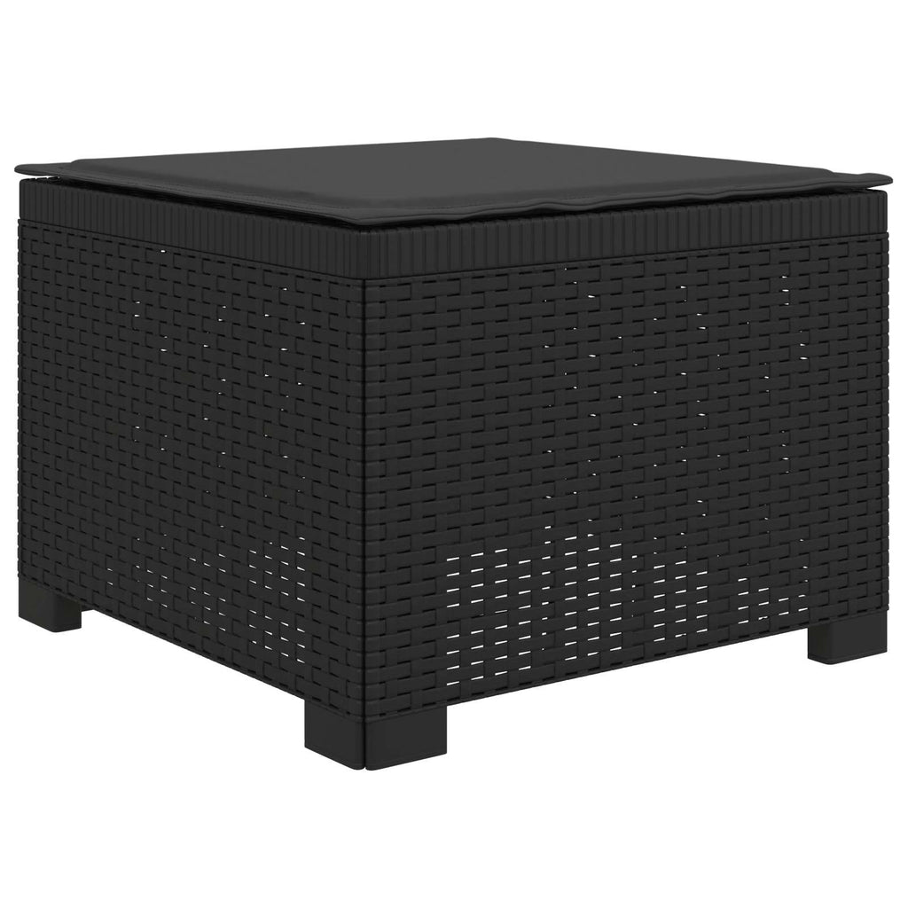 Divano da Giardino a 1 Posto con Cuscino Aspetto Rattan PP