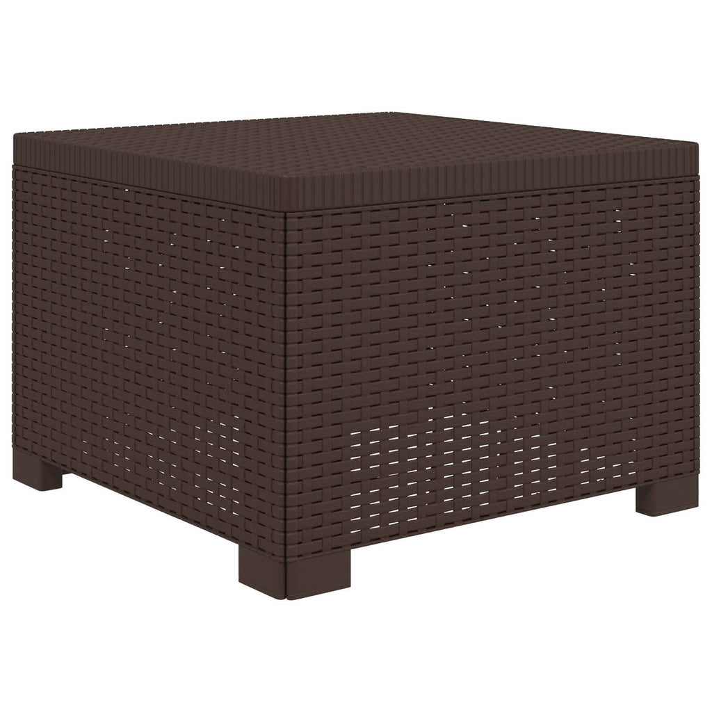 Divano da Giardino a 1 Posto con Cuscino Aspetto Rattan PP