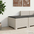 Divano da Giardino a 1 Posto con Cuscino Aspetto Rattan PP