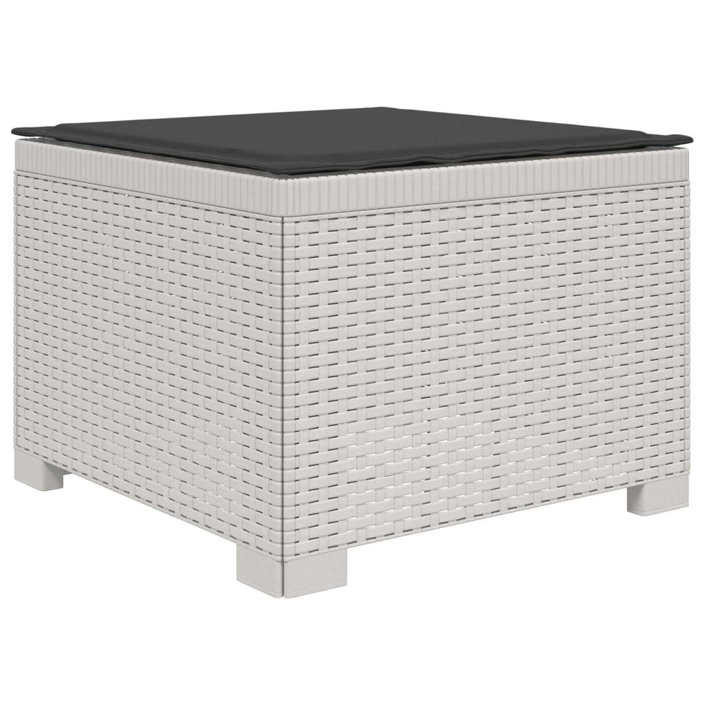 Divano da Giardino a 1 Posto con Cuscino Aspetto Rattan PP