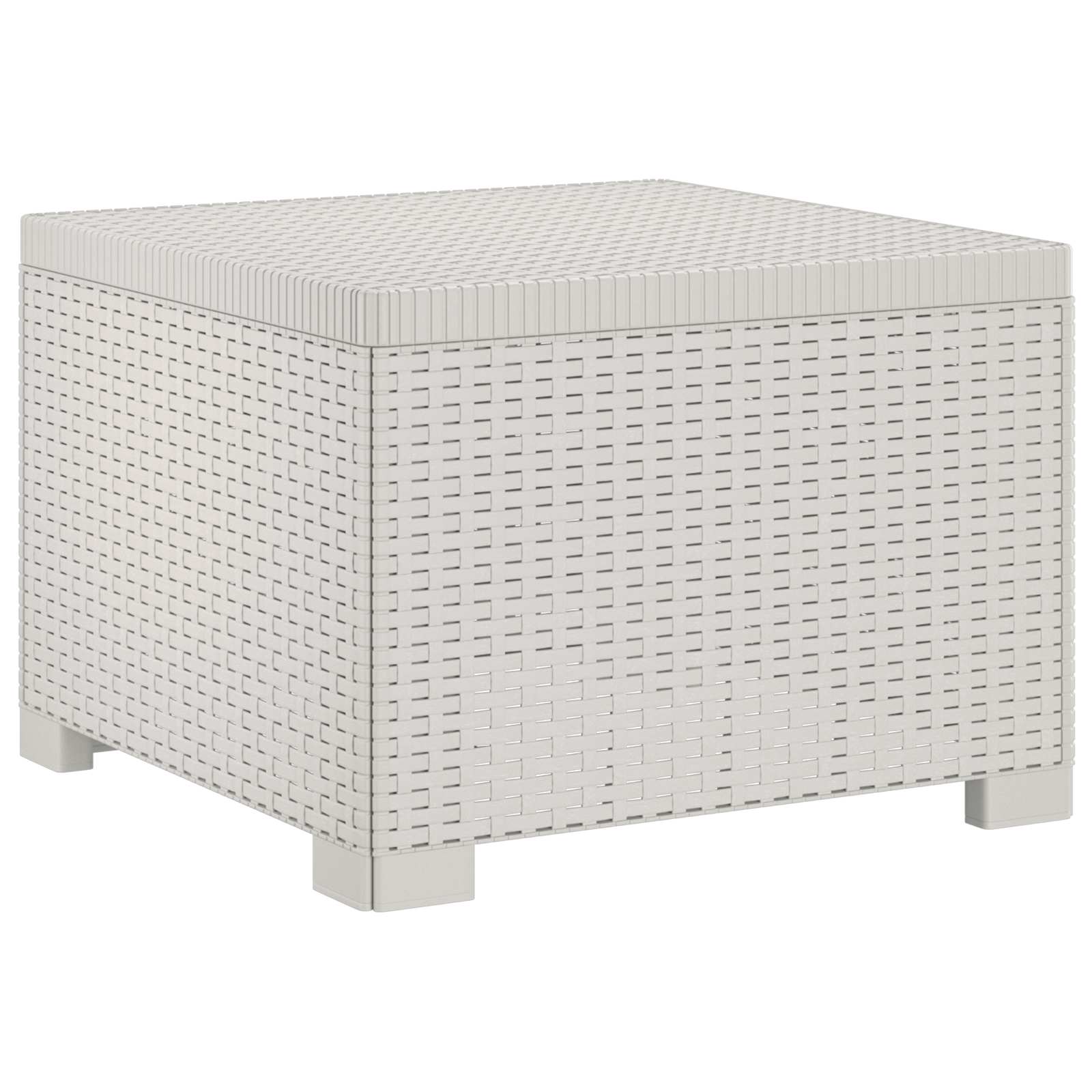 Divano da Giardino a 1 Posto con Cuscino Aspetto Rattan PP