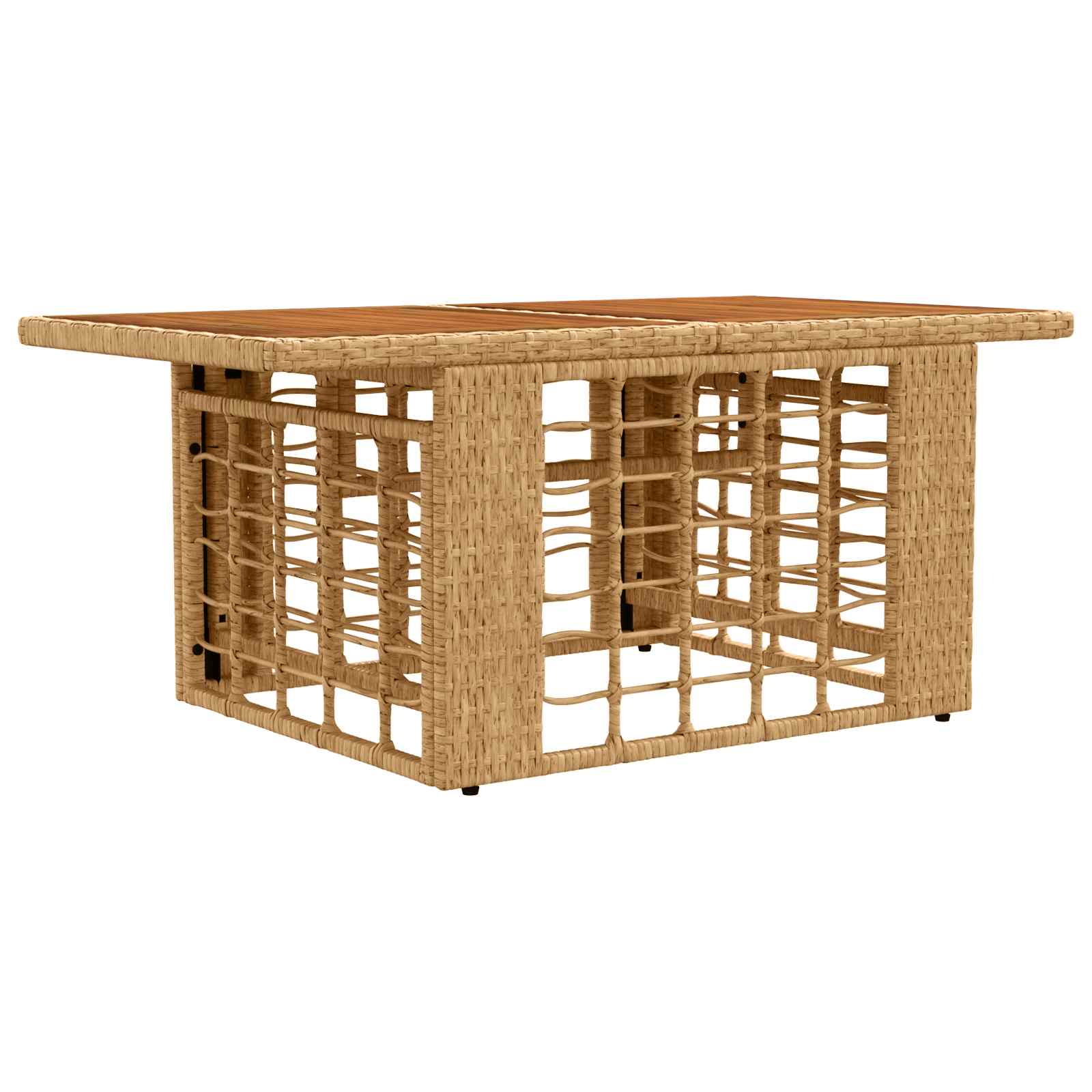 Tavolo da giardino sollevabile Naturale 100 x 55 x 37 cm