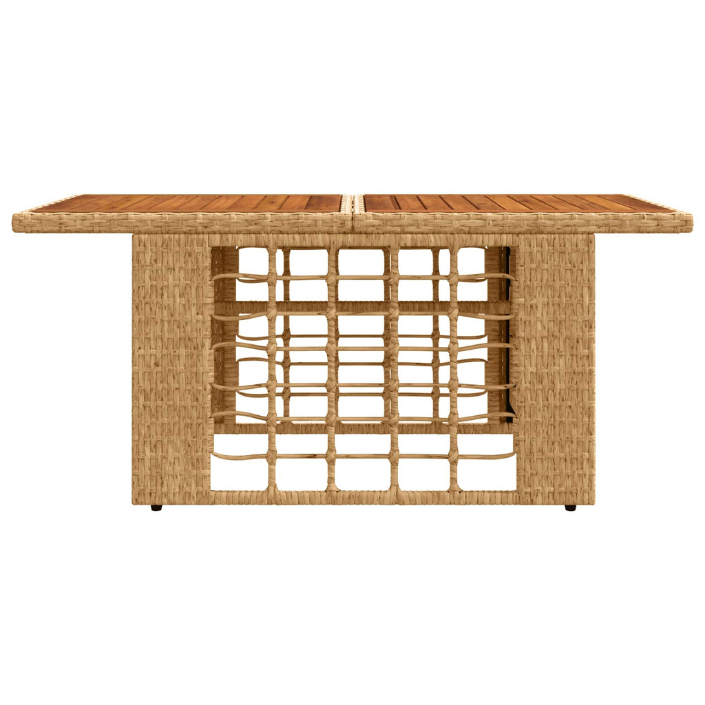 Tavolo da giardino sollevabile Naturale 100 x 55 x 37 cm