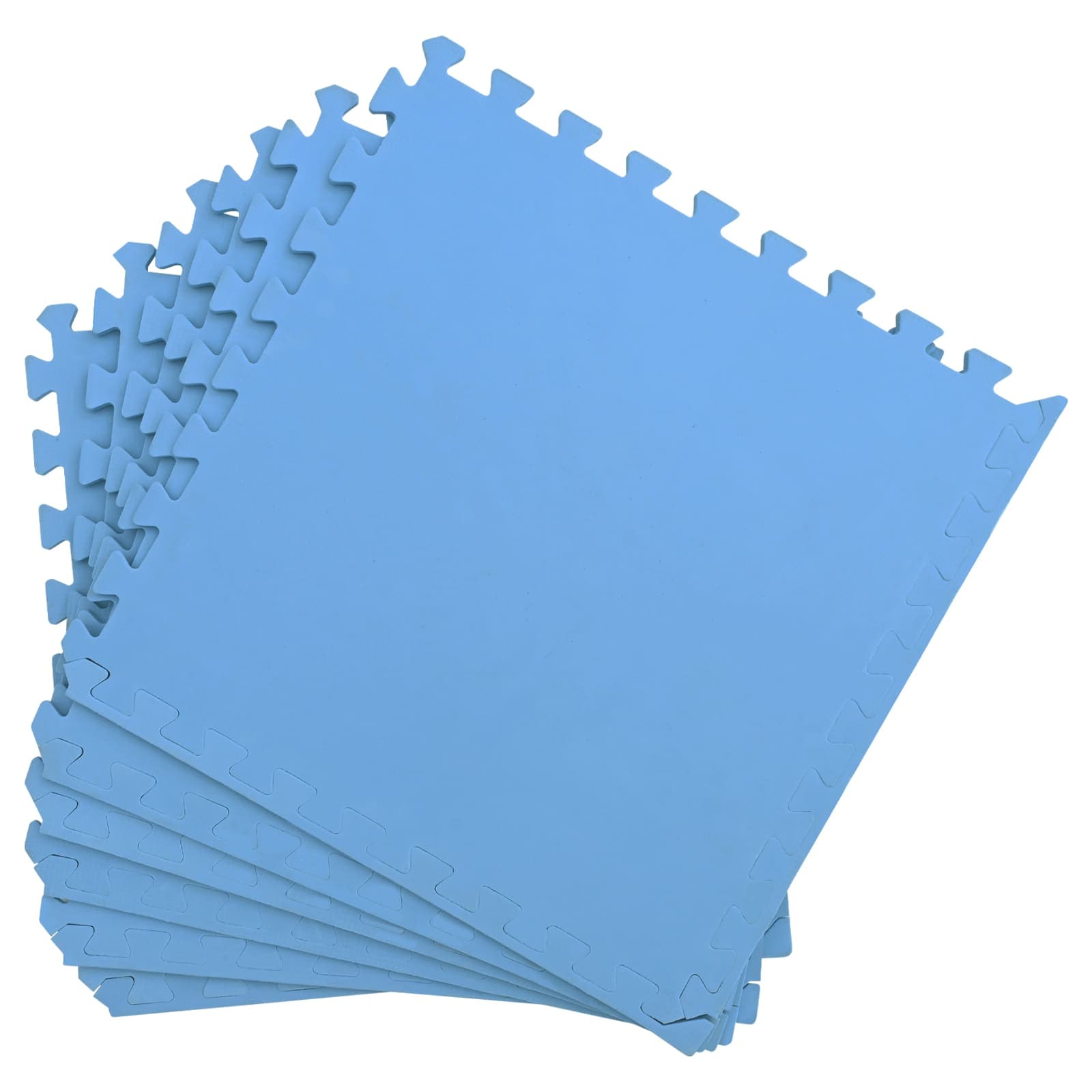 Tappetino per piscina 24 pz Blu 8,64 m² Schiuma EVA