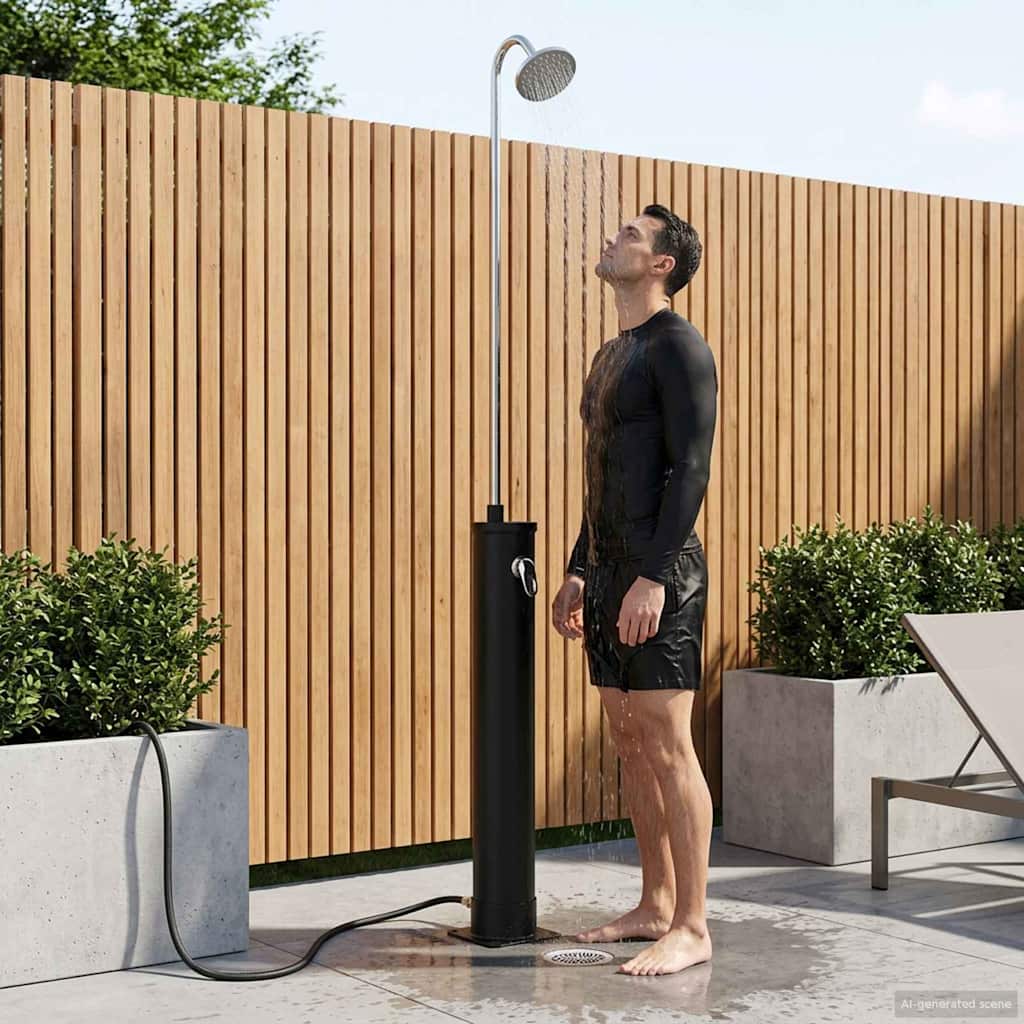 Doccia Solare con Testa Doccia 20 l PVC, ABS, Lega di zinco