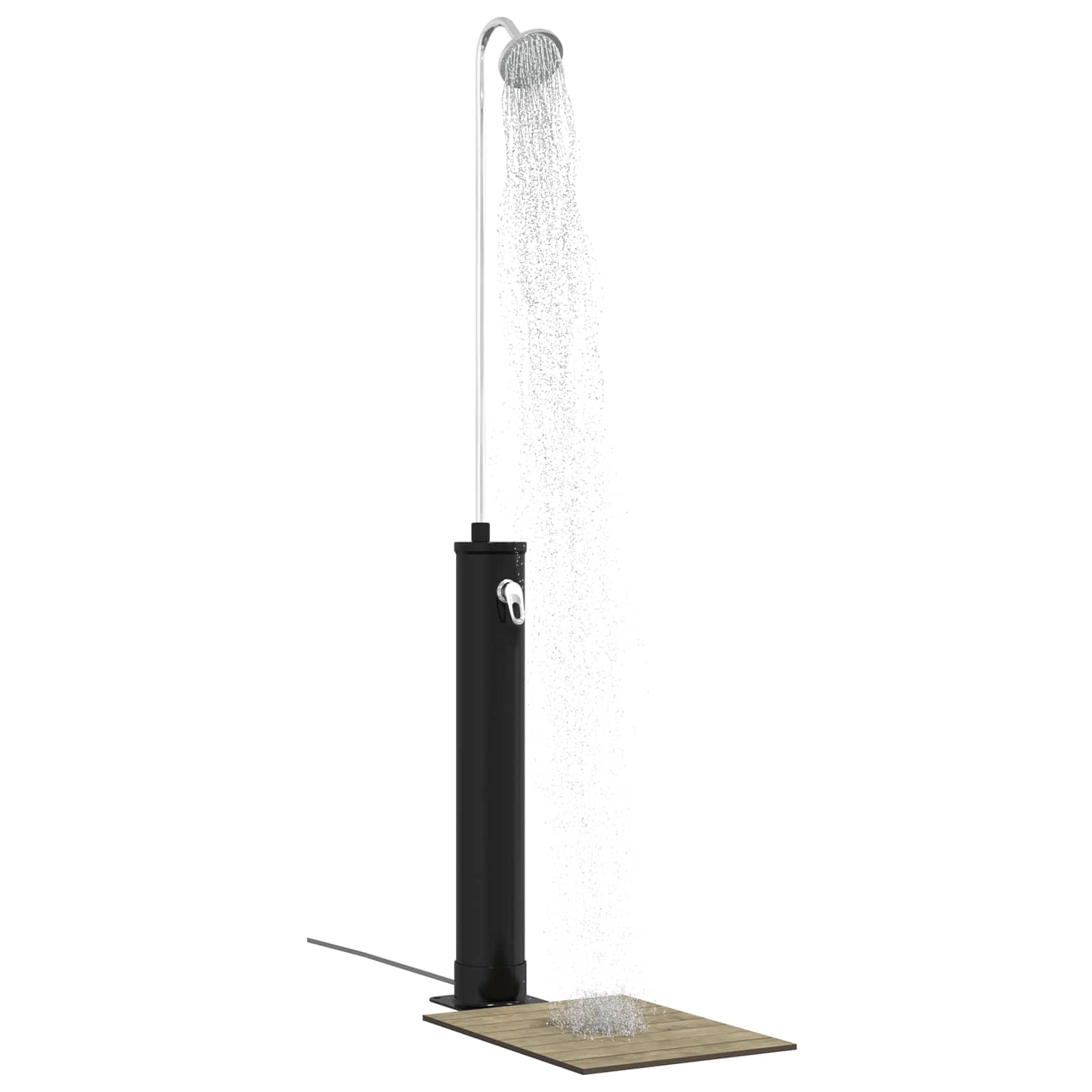 Doccia Solare con Testa Doccia 20 l PVC, ABS, Lega di zinco