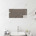 Specchio da bagno LED Trasparente 60 x 30 cm vetro temperato