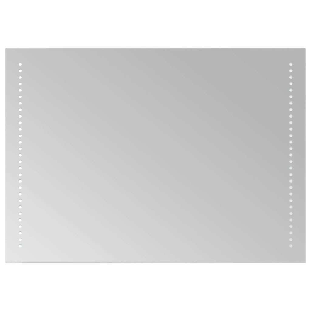 Specchio da bagno LED Trasparente 70 x 50 cm vetro temperato