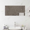 Specchio da bagno LED Trasparente 80 x 40 cm vetro temperato