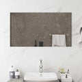 Specchio da bagno LED Trasparente 90 x 50 cm vetro temperato