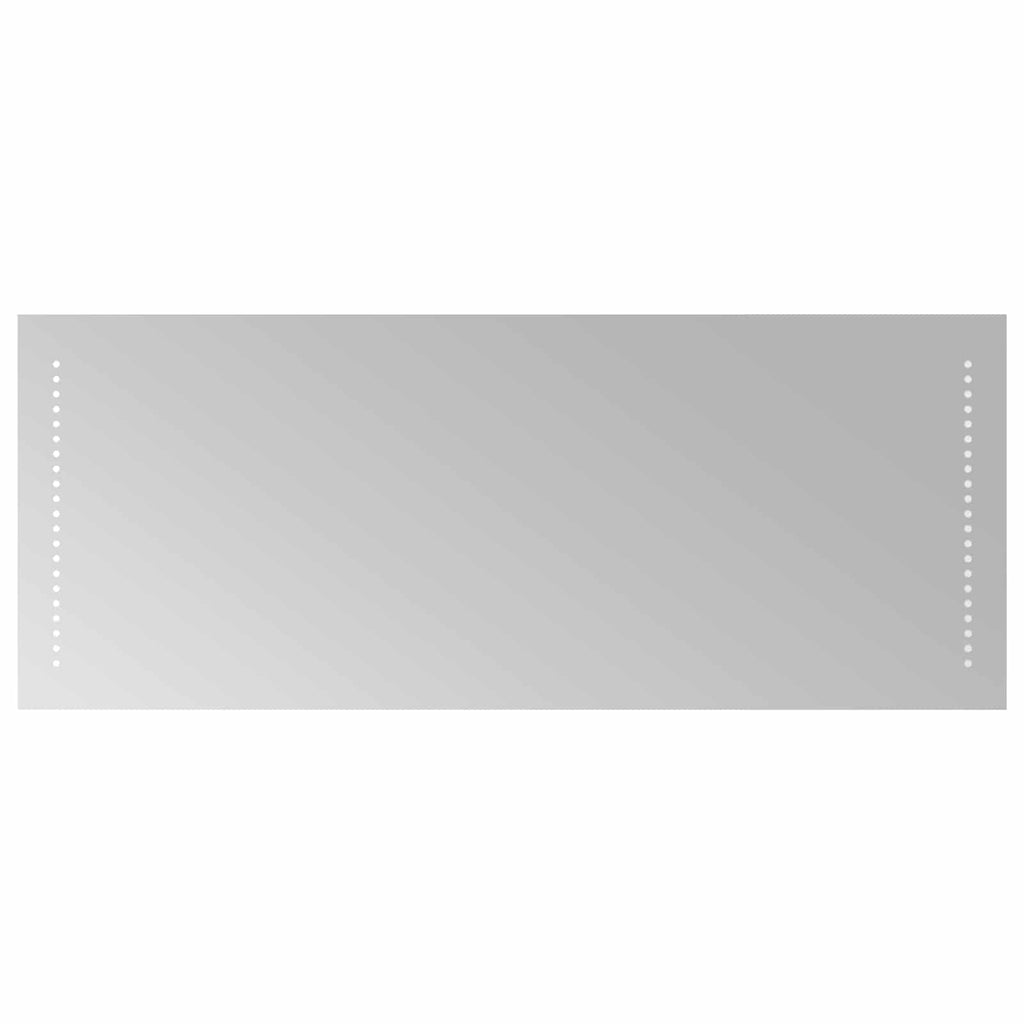 Specchio da bagno LED Trasparente 100 x 40 cm vetro temperato