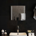 Specchio da bagno LED Trasparente 40 x 40 cm vetro temperato