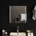 Specchio da bagno LED Trasparente 50 x 50 cm vetro temperato