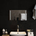 Specchio da bagno LED Trasparente 50 x 30 cm vetro temperato