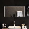 Specchio da bagno LED Trasparente 80 x 40 cm vetro temperato