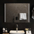 Specchio da bagno LED Trasparente 80 x 60 cm vetro temperato