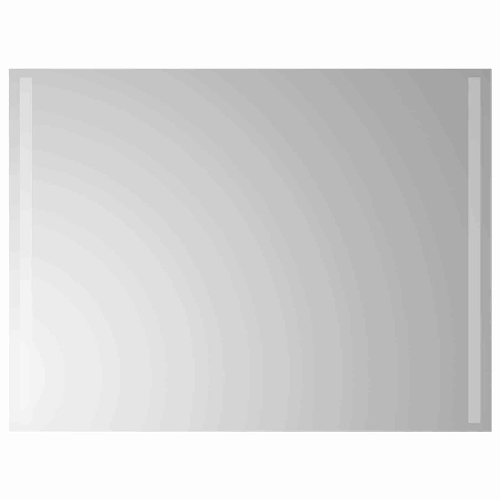 Specchio da bagno LED Trasparente 80 x 60 cm vetro temperato