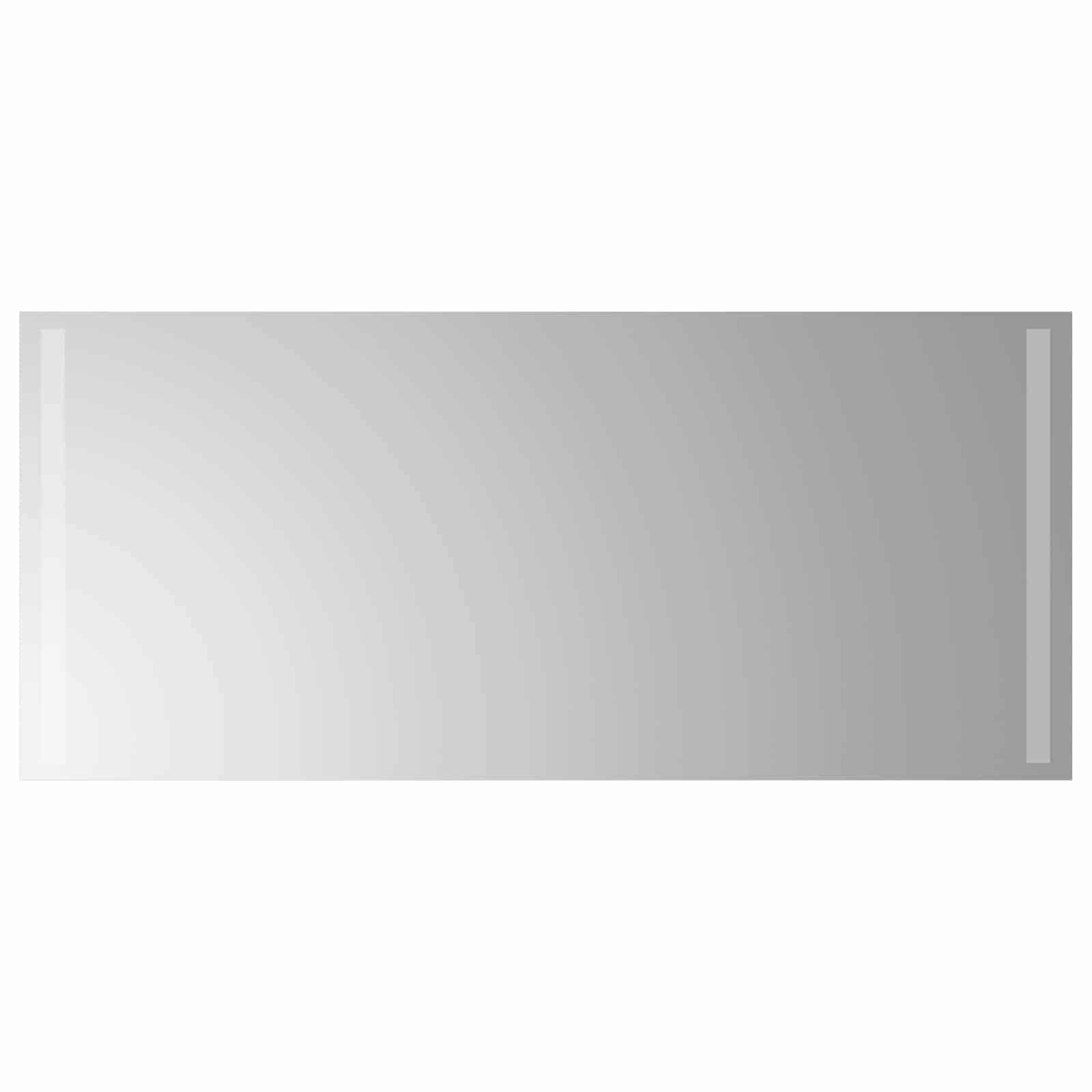 Specchio da bagno LED Trasparente 90 x 40 cm vetro temperato