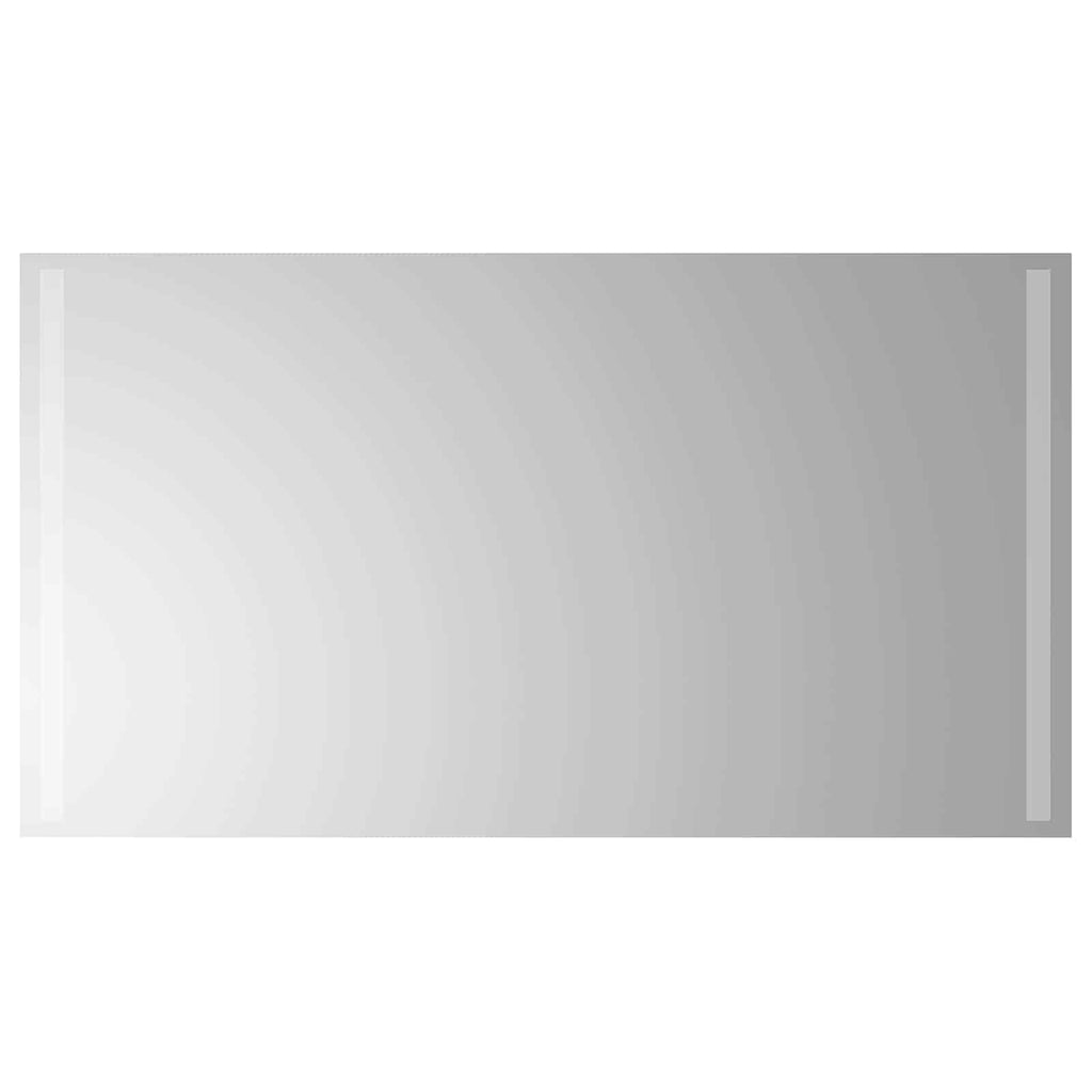 Specchio da bagno LED Trasparente 90 x 50 cm vetro temperato