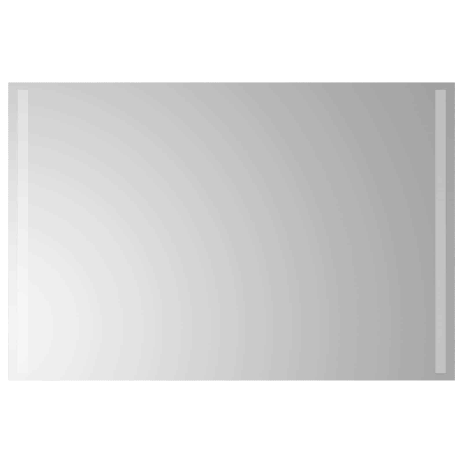 Specchio da bagno LED Trasparente 90 x 60 cm vetro temperato