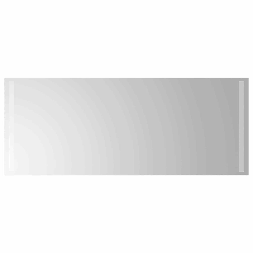 Specchio da bagno LED Trasparente 100 x 40 cm vetro temperato