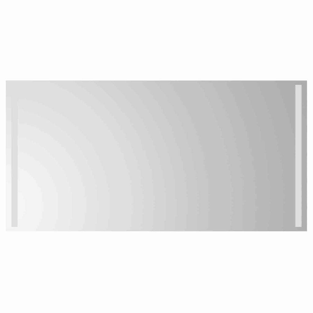 Specchio da bagno LED Trasparente 100 x 50 cm vetro temperato