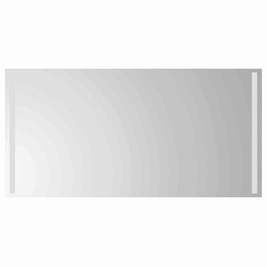 Specchio da bagno LED Trasparente 100 x 60 cm vetro temperato