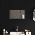Specchio da bagno LED Trasparente 50 x 30 cm vetro temperato