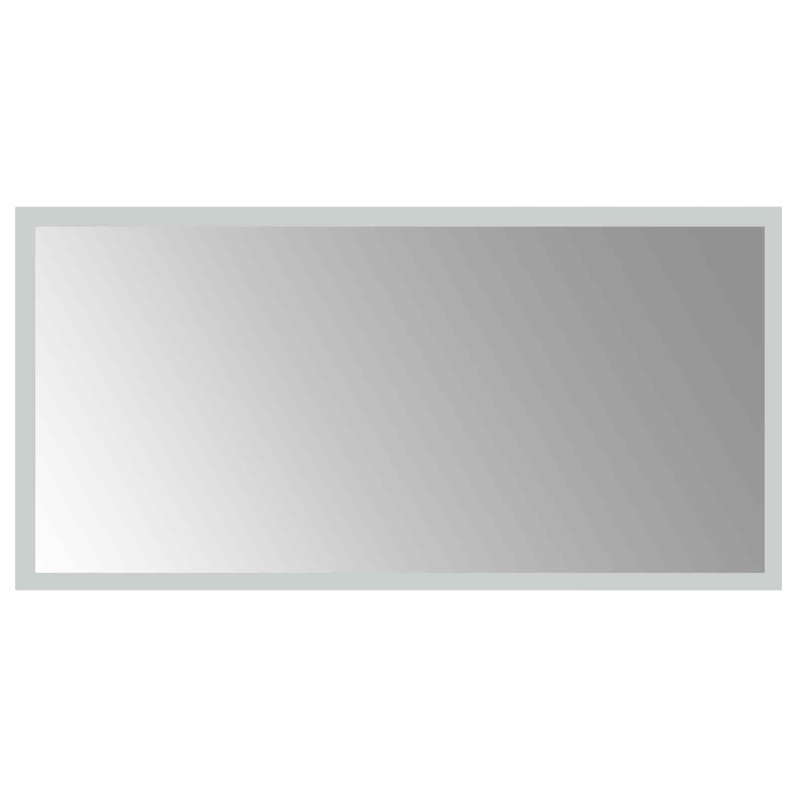 Specchio da bagno LED Trasparente 60 x 30 cm vetro temperato