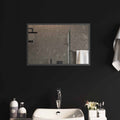 Specchio da bagno LED Trasparente 60 x 40 cm vetro temperato