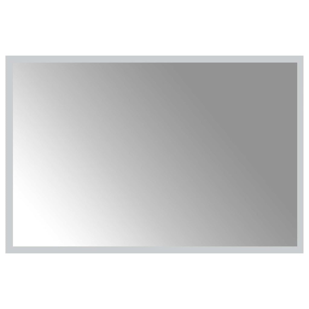 Specchio da bagno LED Trasparente 60 x 40 cm vetro temperato