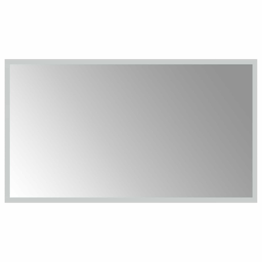 Specchio da bagno LED Trasparente 70 x 40 cm vetro temperato