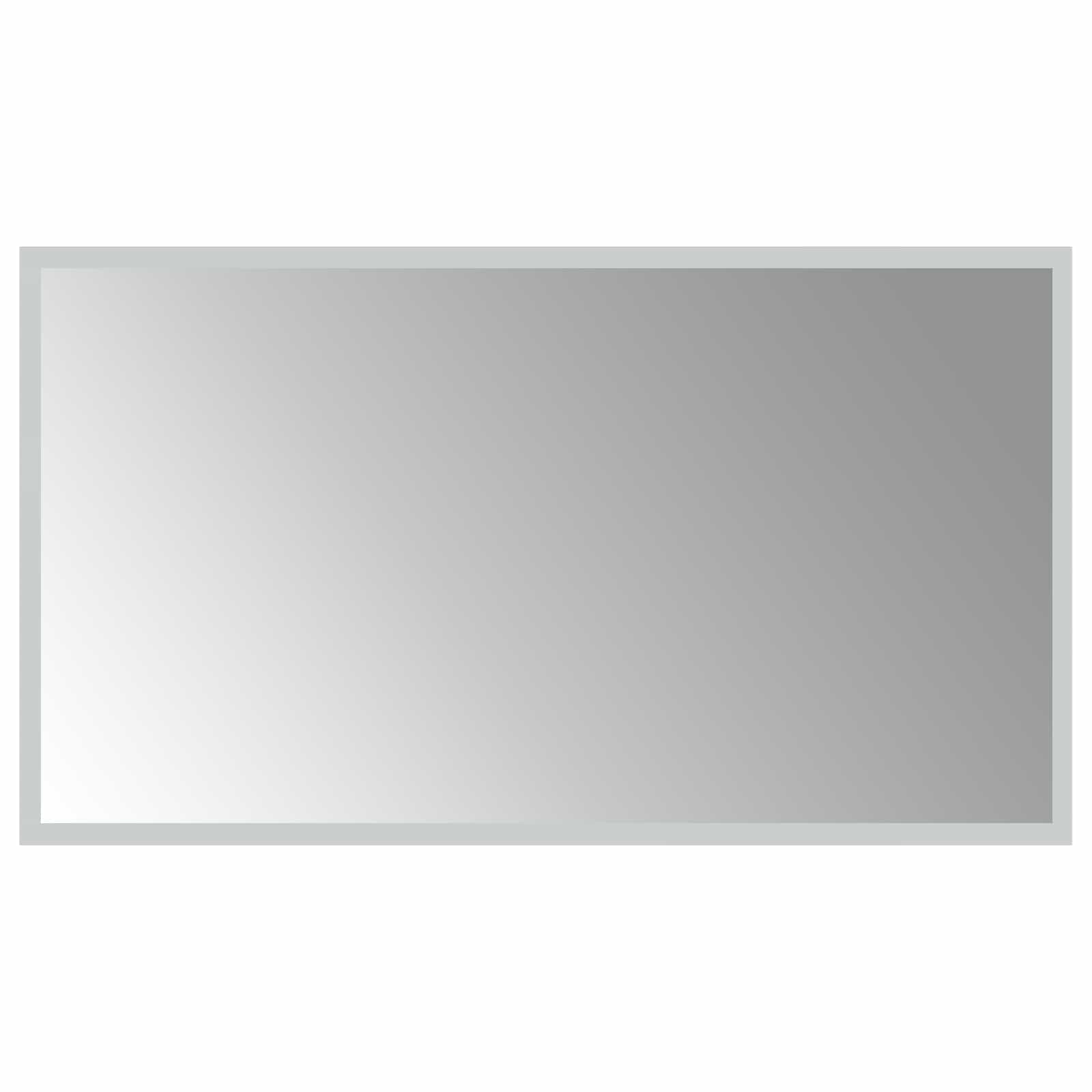 Specchio da bagno LED Trasparente 70 x 40 cm vetro temperato