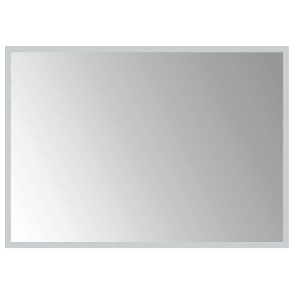 Specchio da bagno LED Trasparente 70 x 50 cm vetro temperato