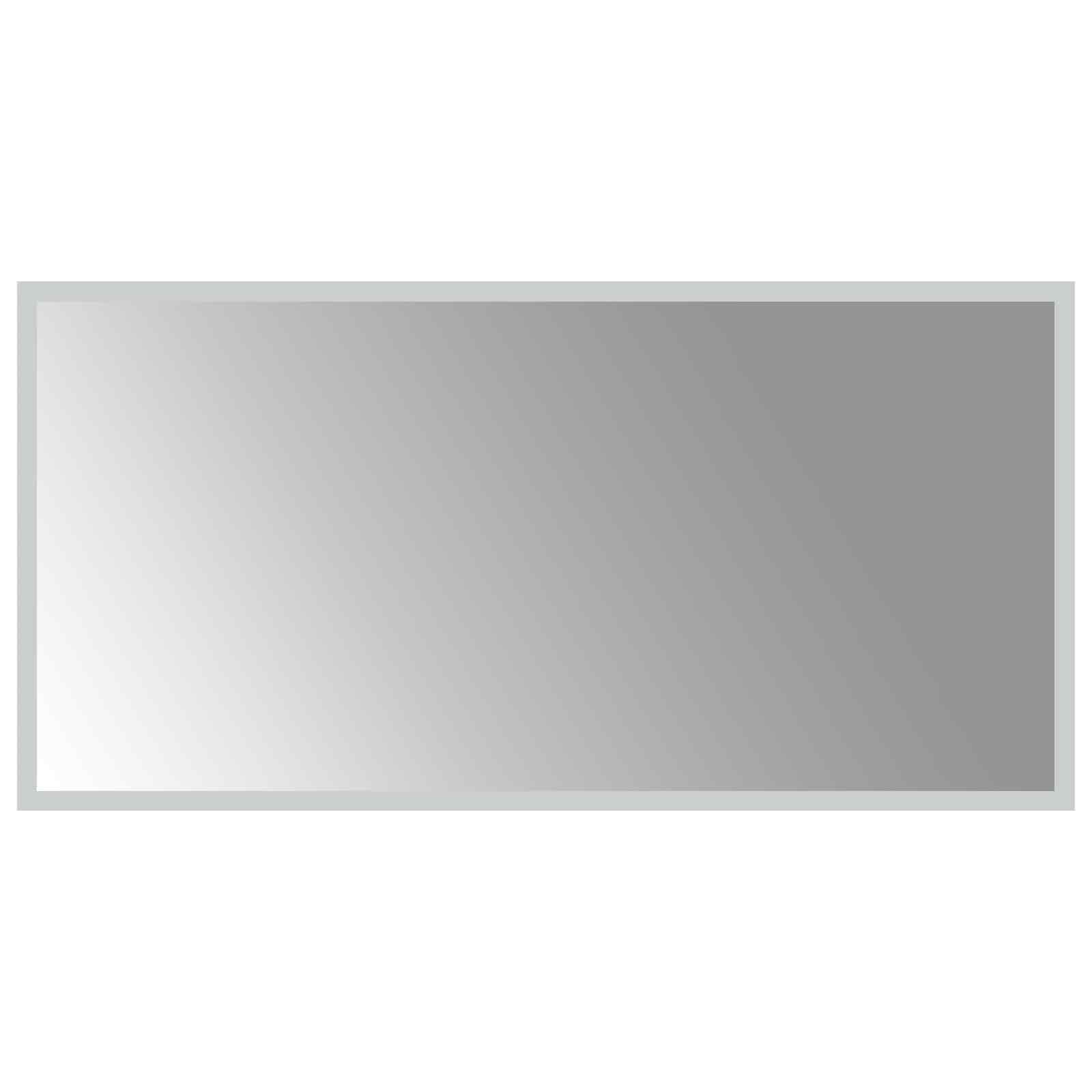 Specchio da bagno LED Trasparente 80 x 40 cm vetro temperato