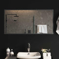 Specchio da bagno LED Trasparente 100 x 50 cm vetro temperato