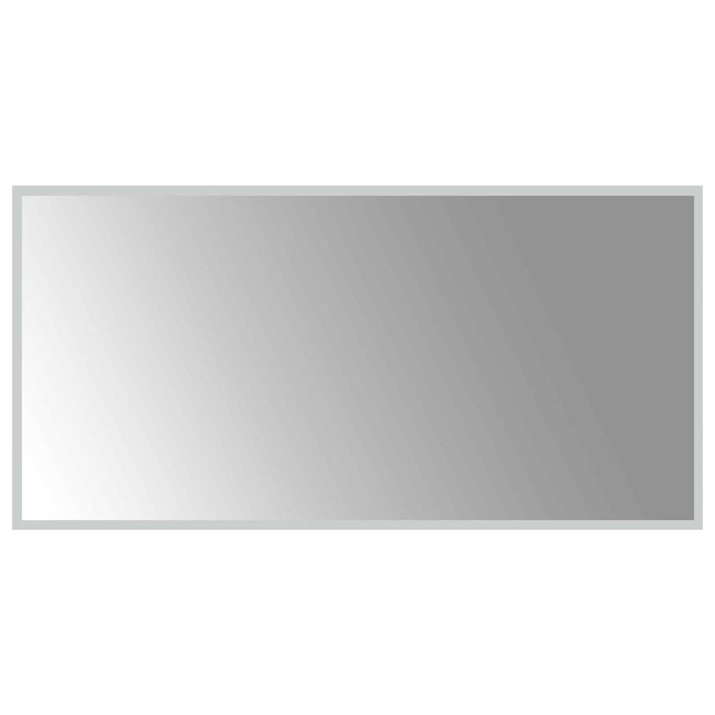 Specchio da bagno LED Trasparente 100 x 50 cm vetro temperato