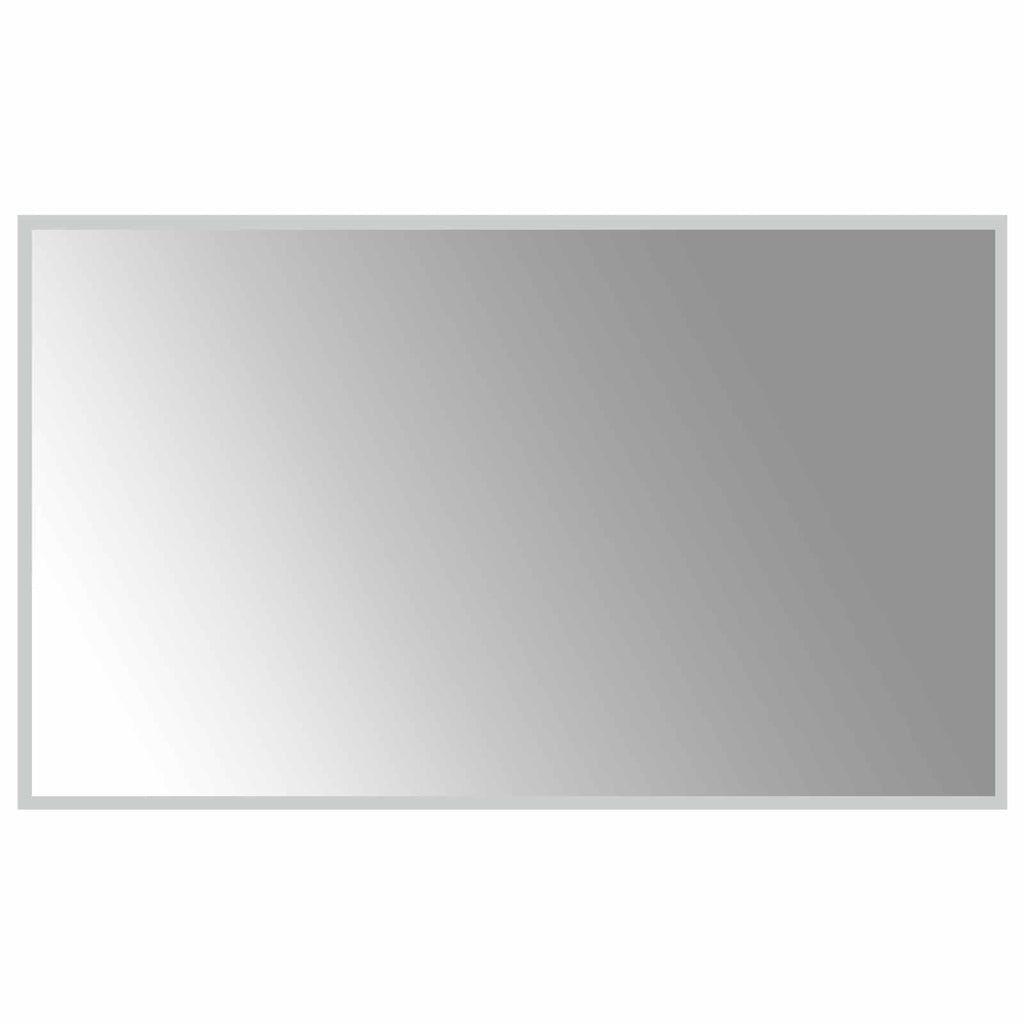 Specchio da bagno LED Trasparente 100 x 60 cm vetro temperato