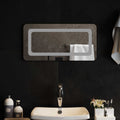 Specchio da bagno LED Trasparente 60 x 30 cm vetro temperato