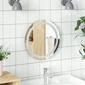 Specchio da bagno LED Trasparente Ø 40 cm vetro temperato