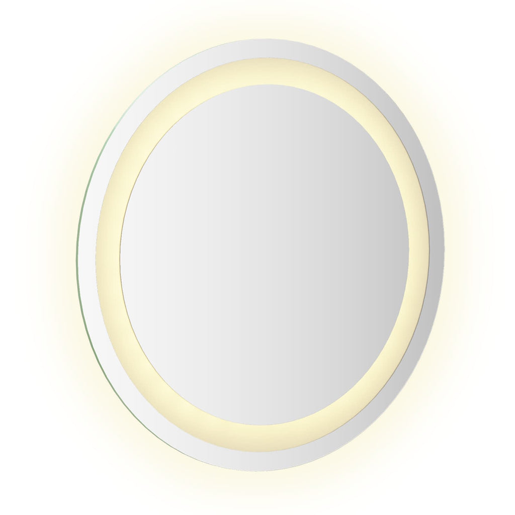 Specchio da bagno LED Trasparente Ø 40 cm vetro temperato