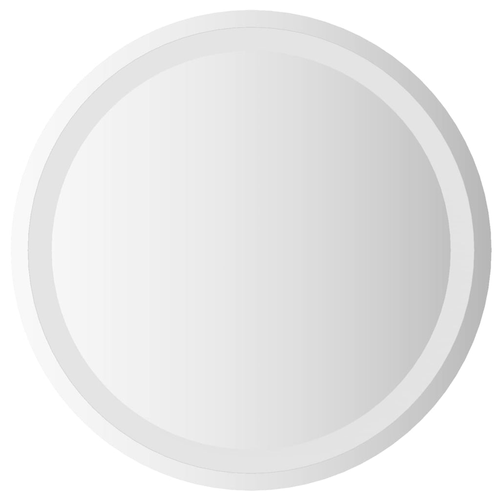 Specchio da bagno LED Trasparente Ø 50 cm vetro temperato