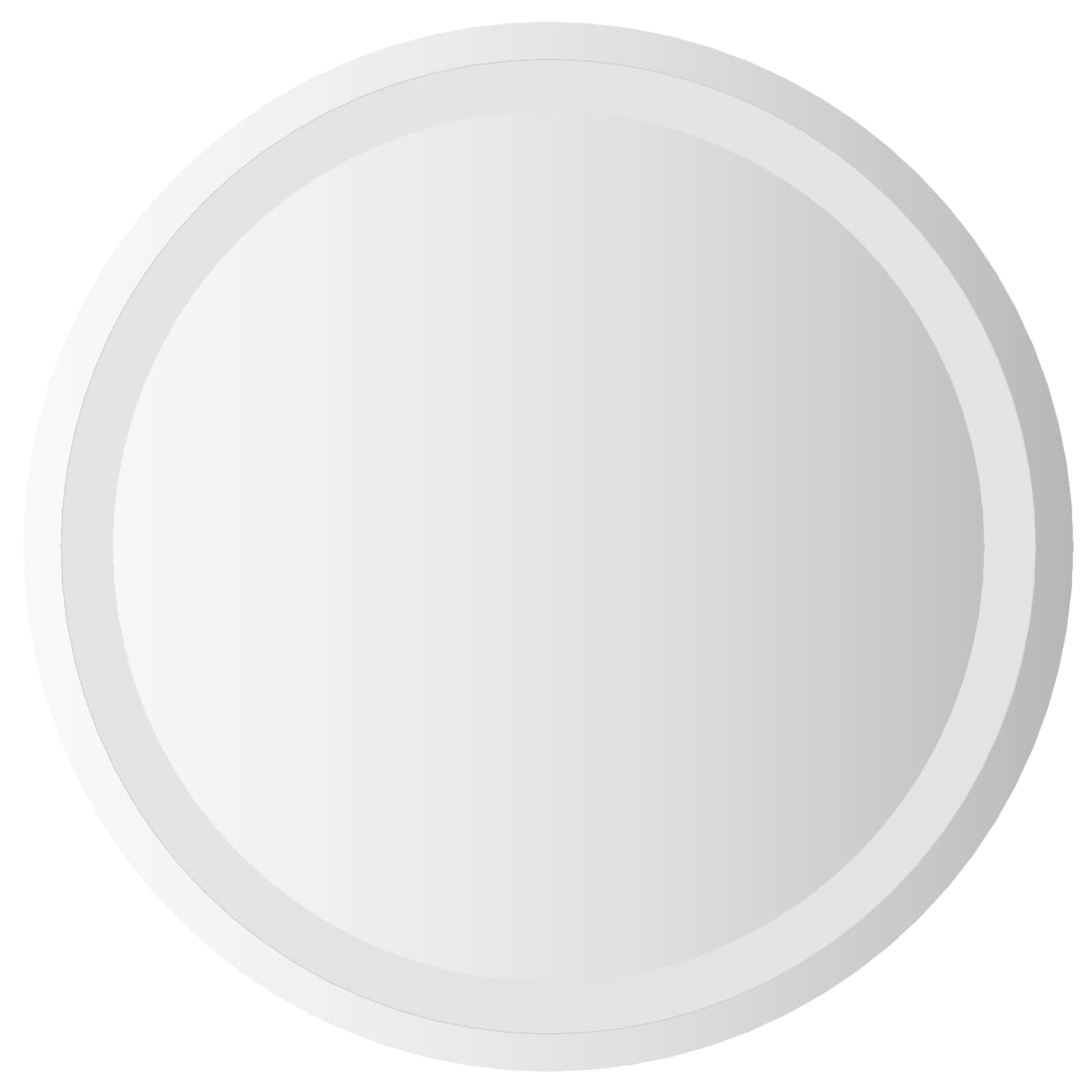 Specchio da bagno LED Trasparente Ø 50 cm vetro temperato