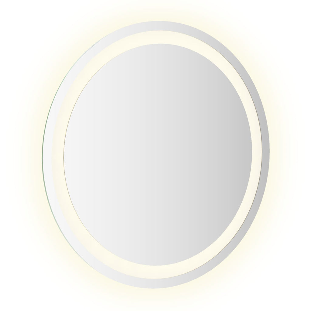Specchio da bagno LED Trasparente Ø 50 cm vetro temperato